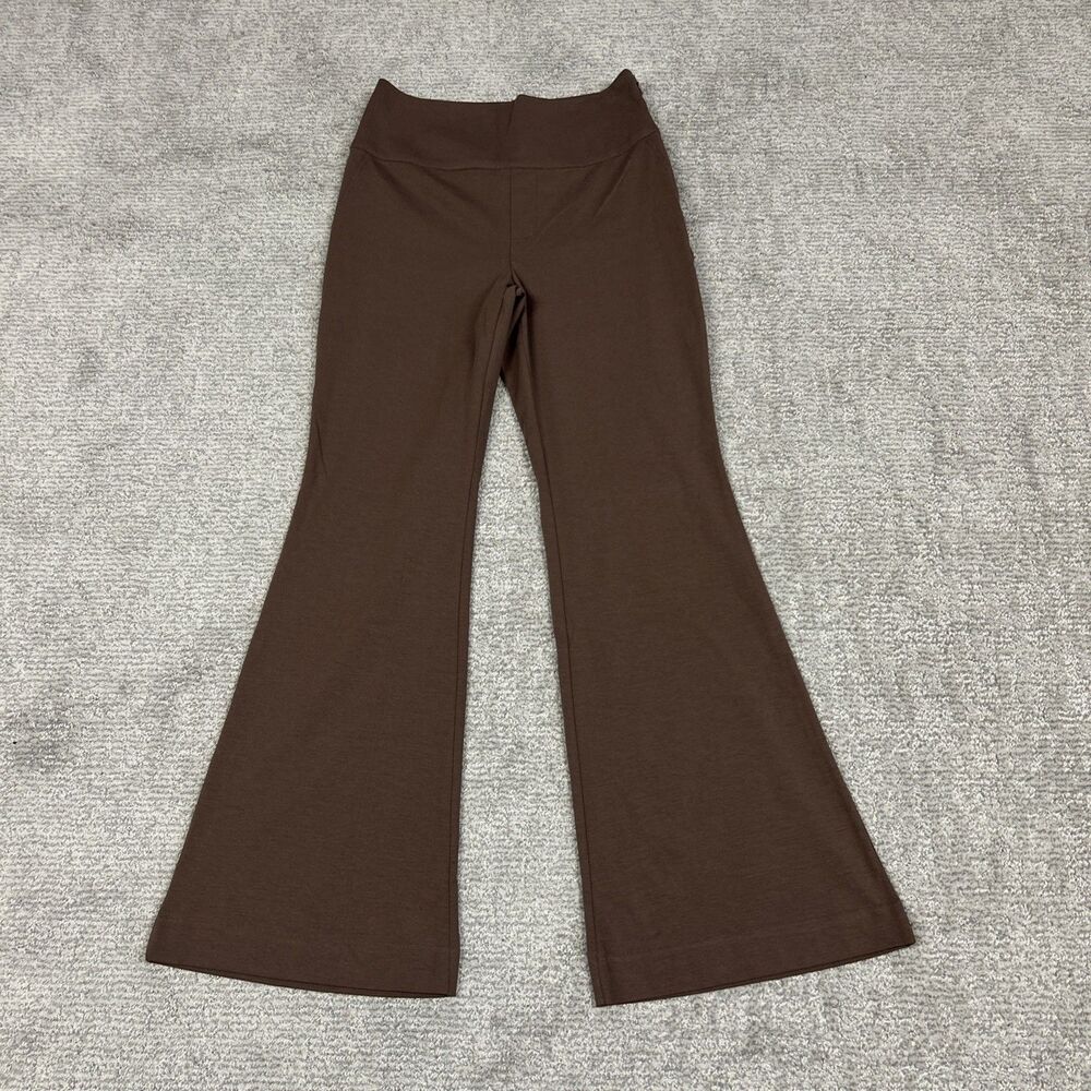 Summersalt Pants Womens 4 Zip Waist Flare Brown Stretch Casual New